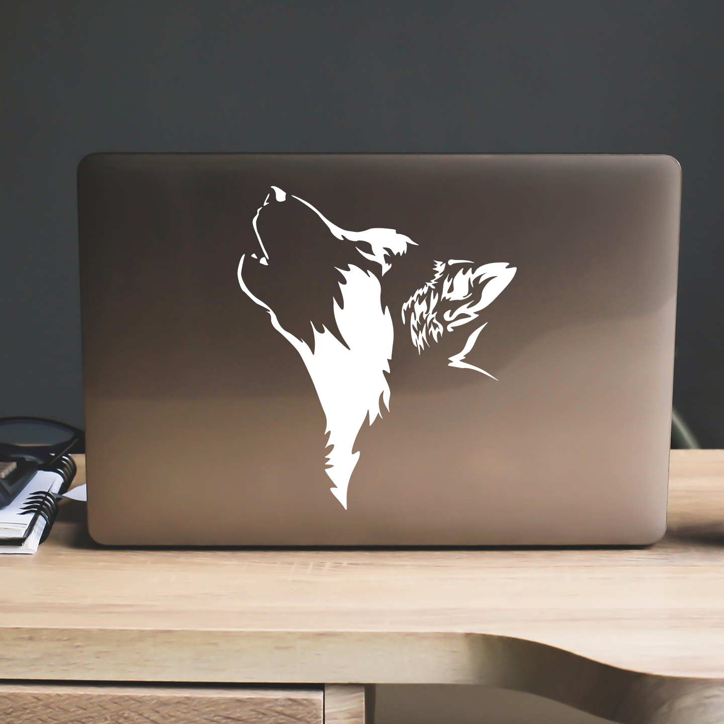 Alaskan Malamute Howling Sticker