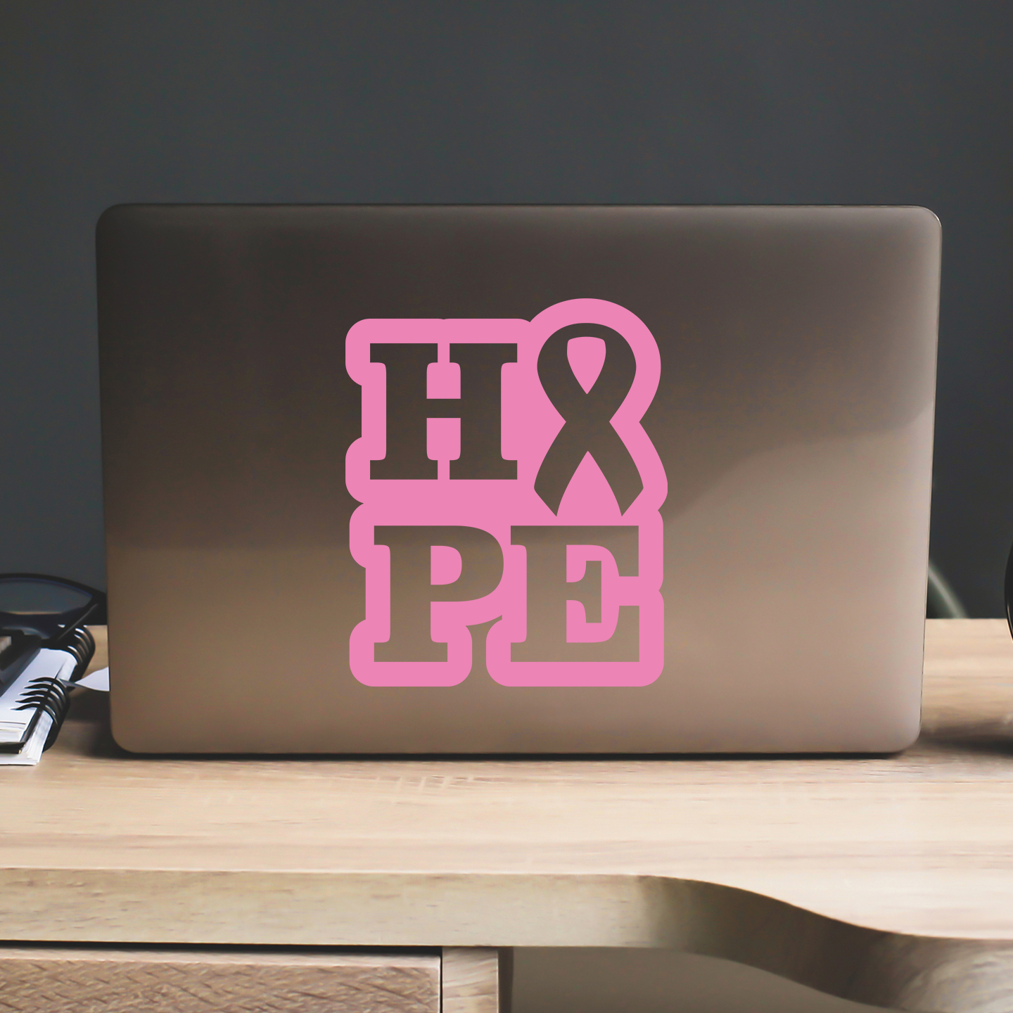 Cancer Ribbon Hope Sticker