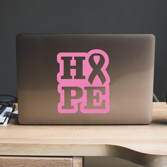 Cancer Ribbon Hope Sticker