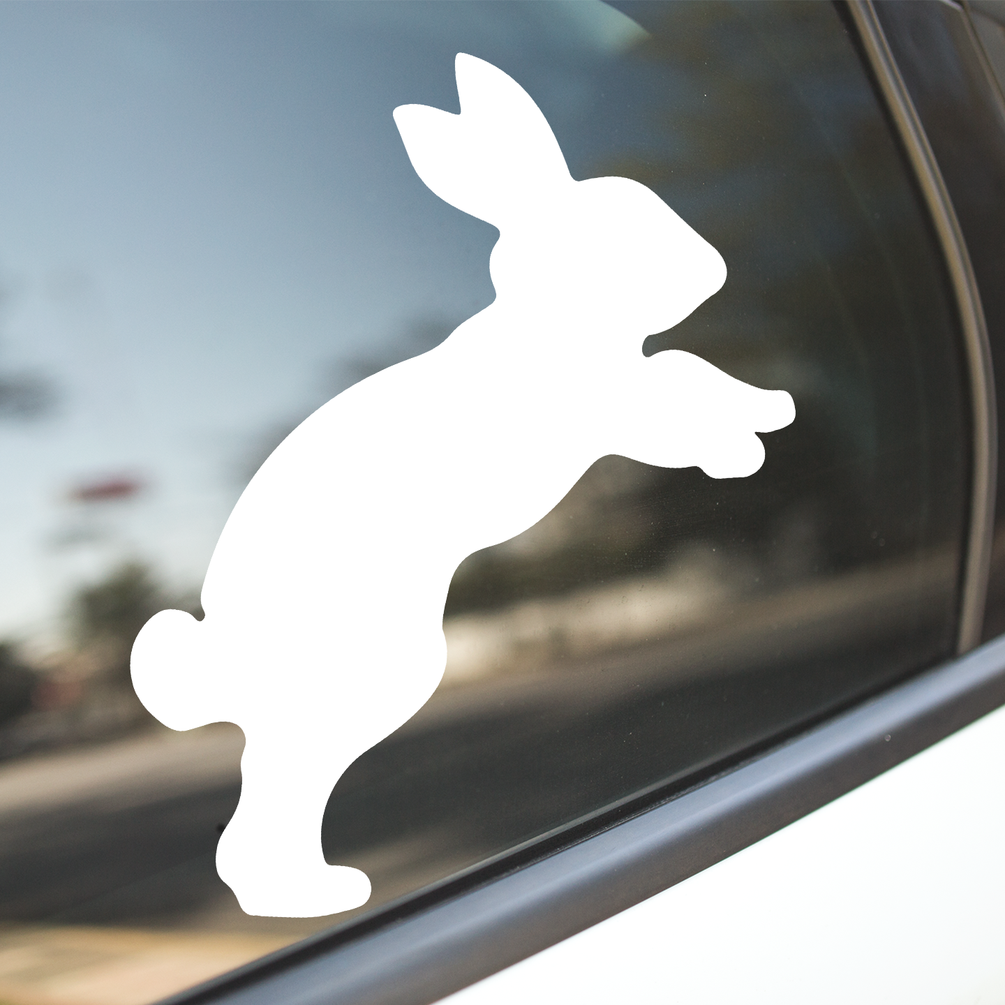 Rabbit Silhouette Sticker