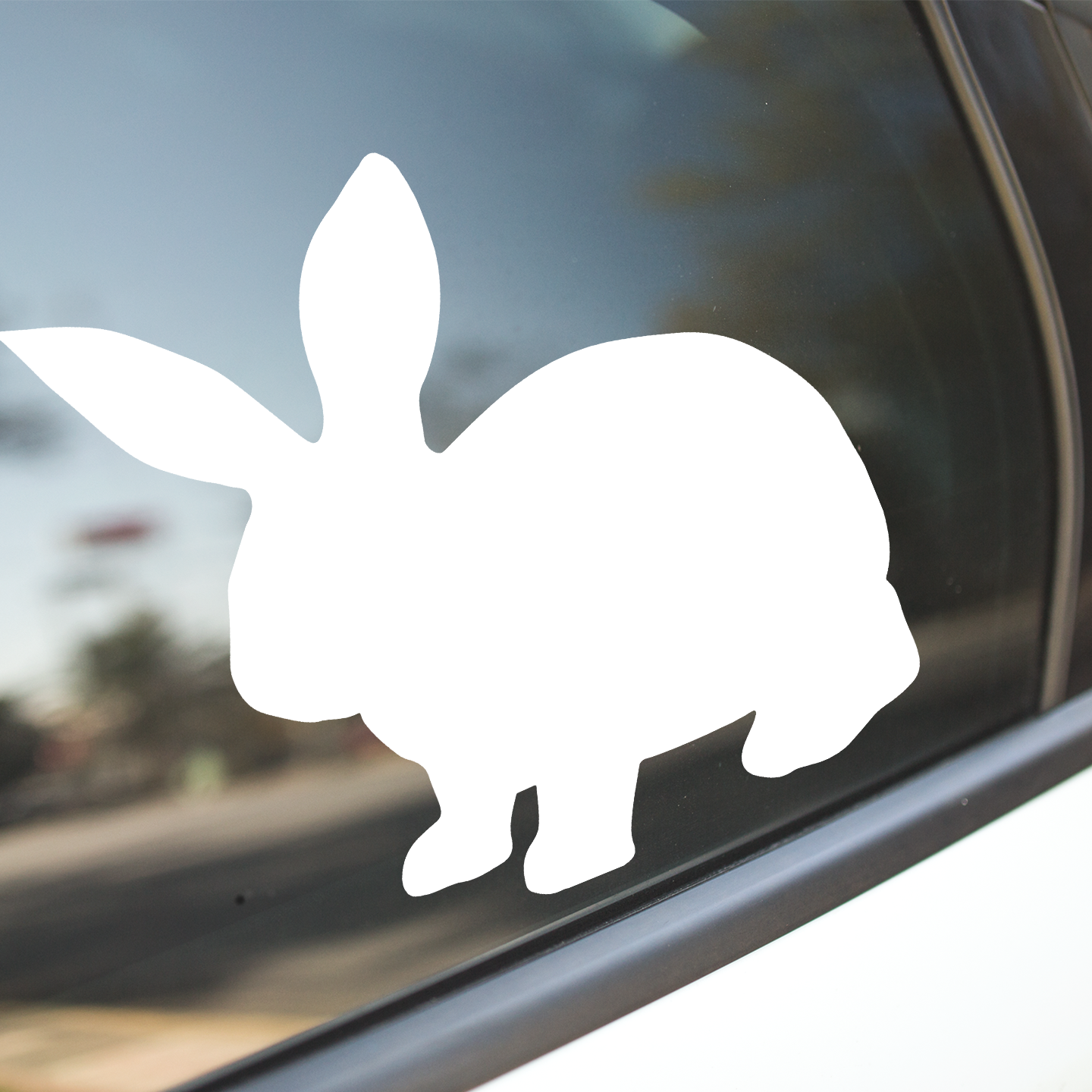 Rabbit Silhouette Sticker