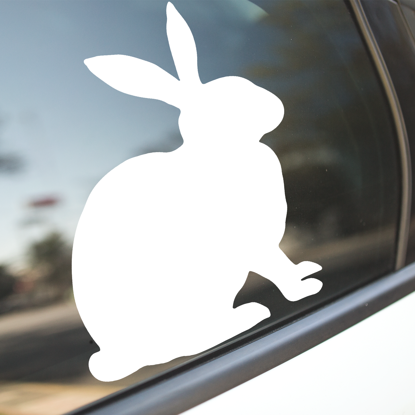 Rabbit Silhouette Sticker