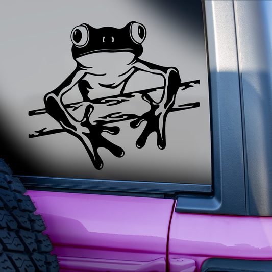 Green Frog Sticker