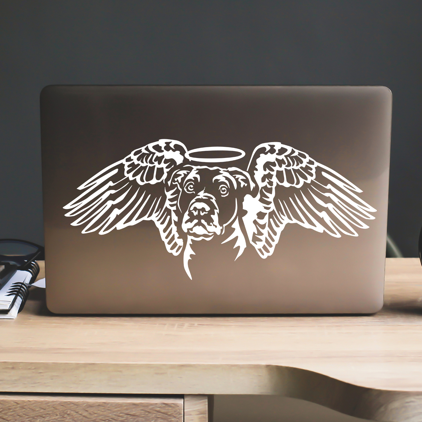 American Staffordshire Angel Dog Sticker