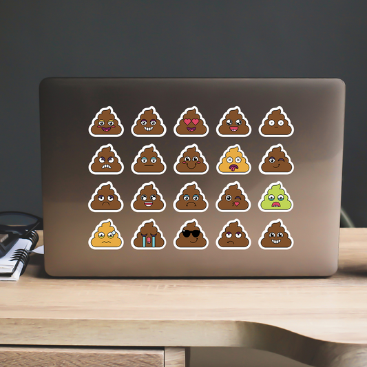 Poop Emoji Stickers