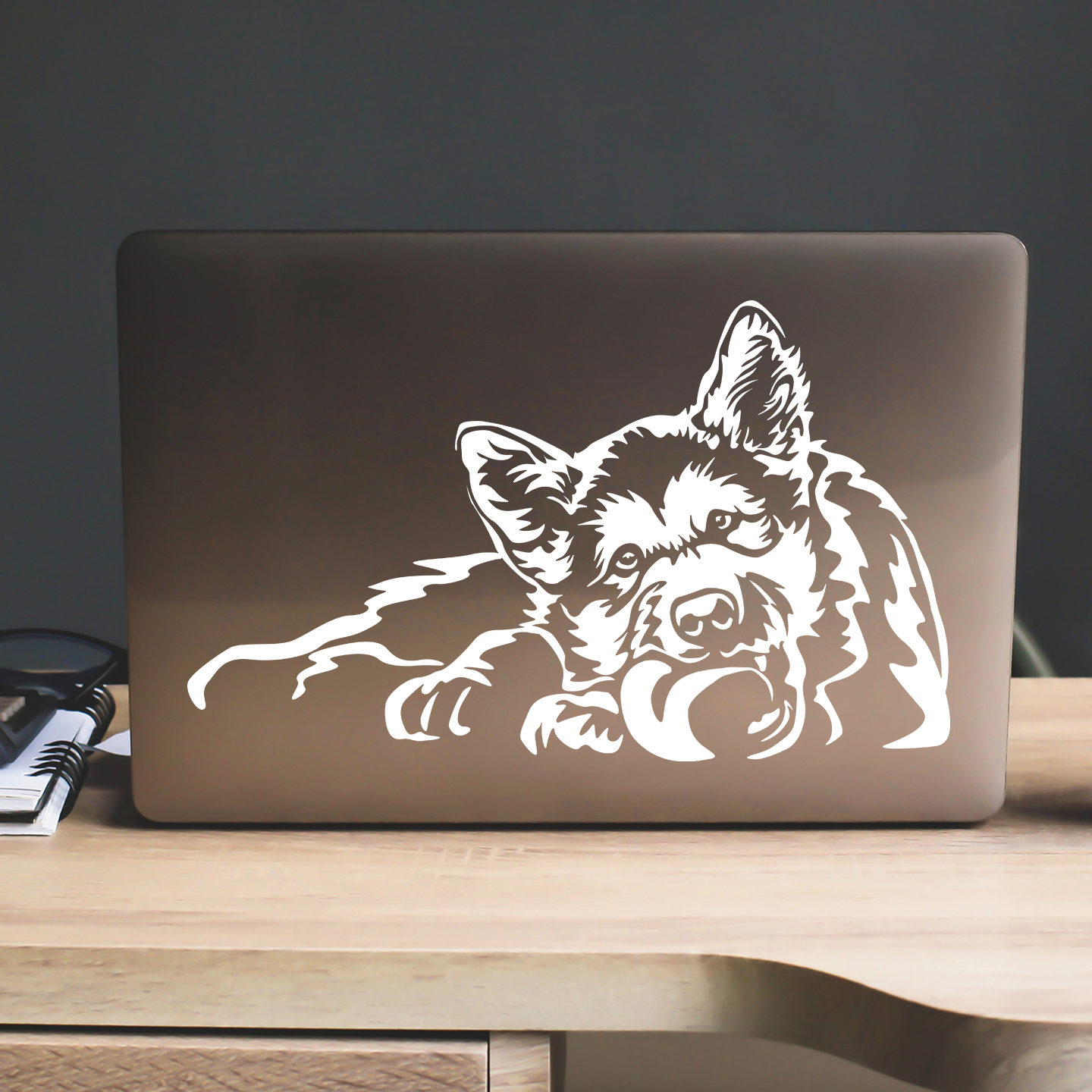 Alaskan Malamute Puppy Sticker