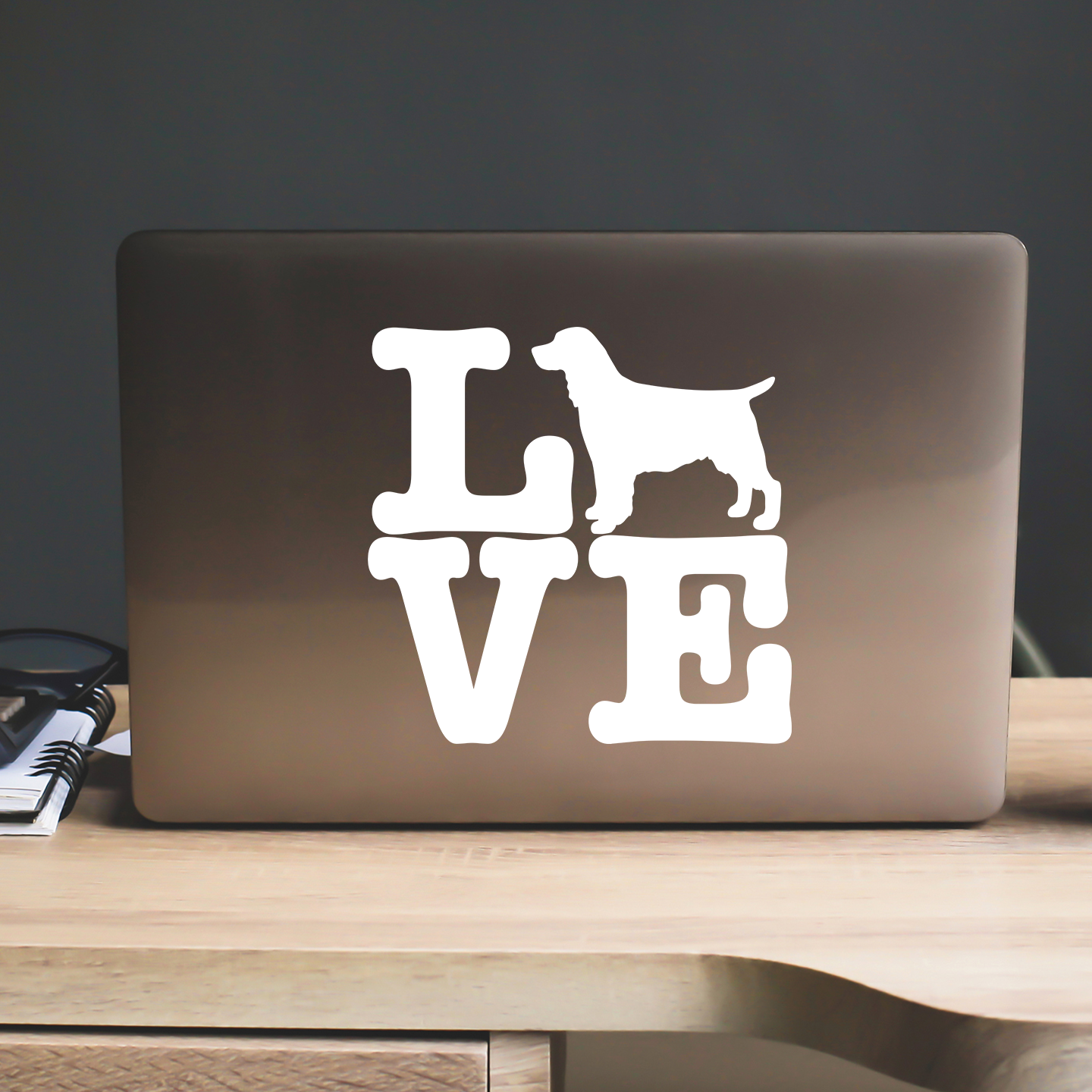 Springer Spaniel Love Sticker