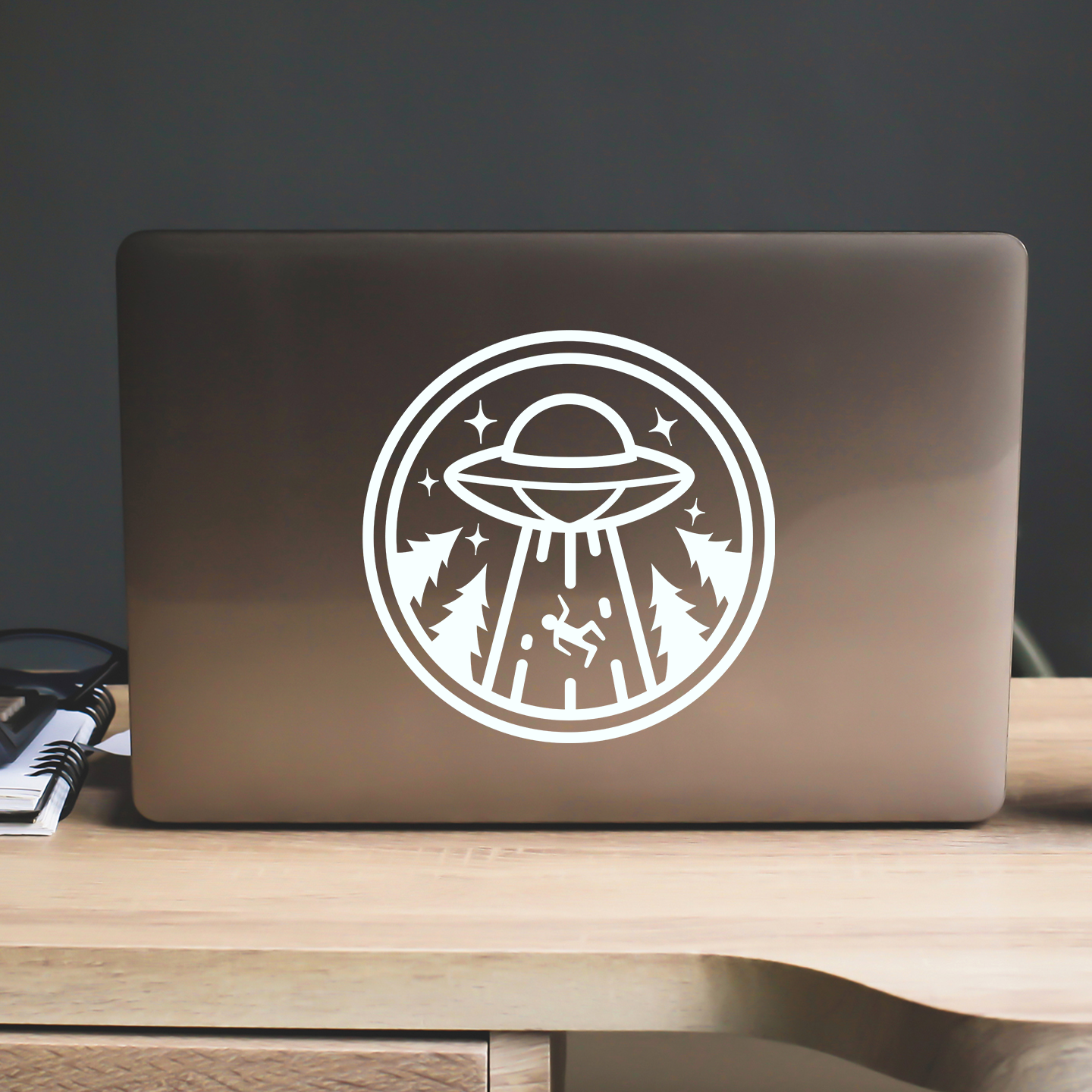 Alien Abduction Sticker