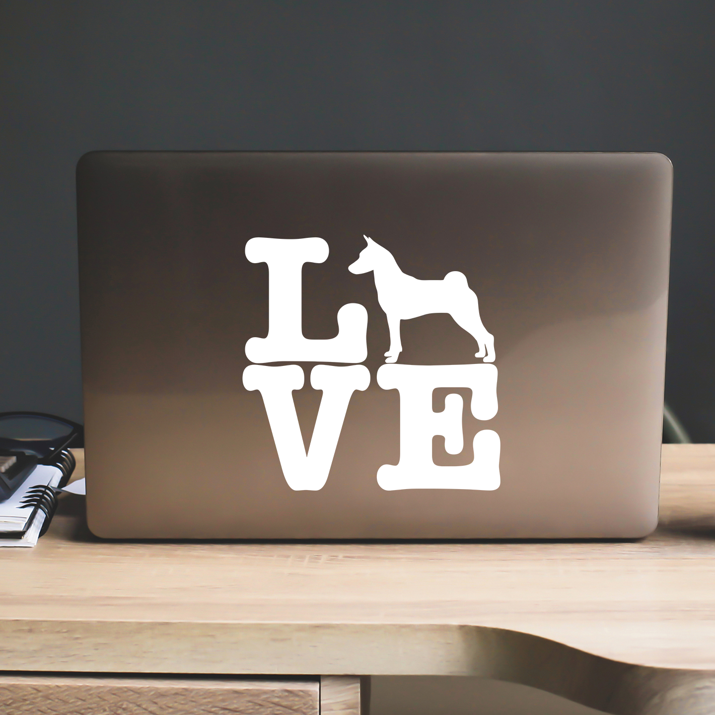 Love Basenji Sticker