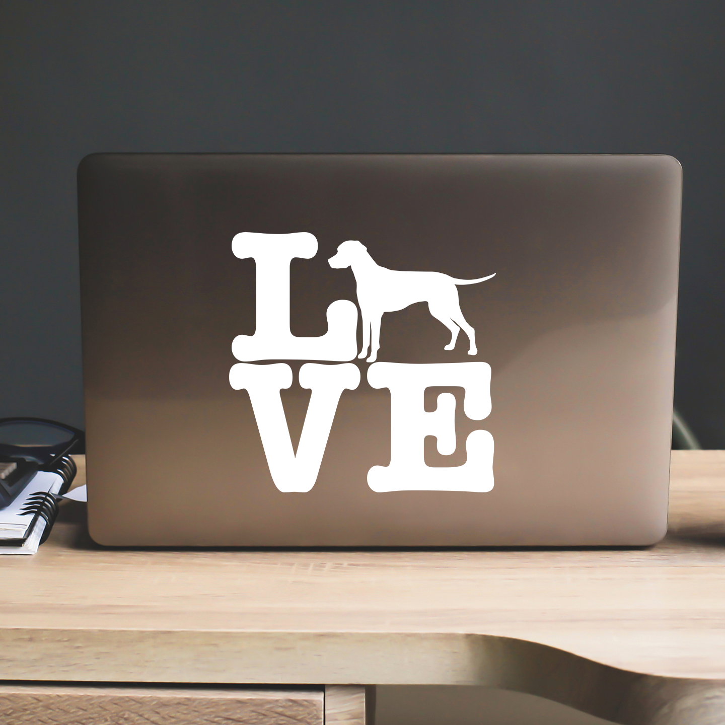 Love Dalmatian Sticker