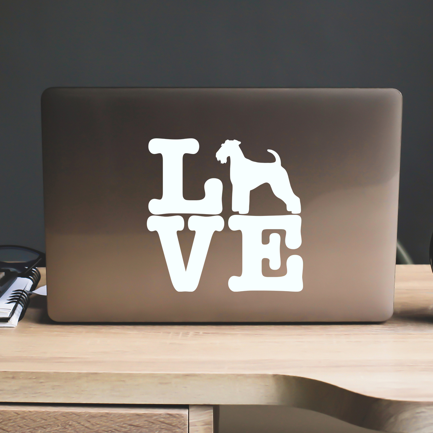 Airedale Terrier Love Sticker