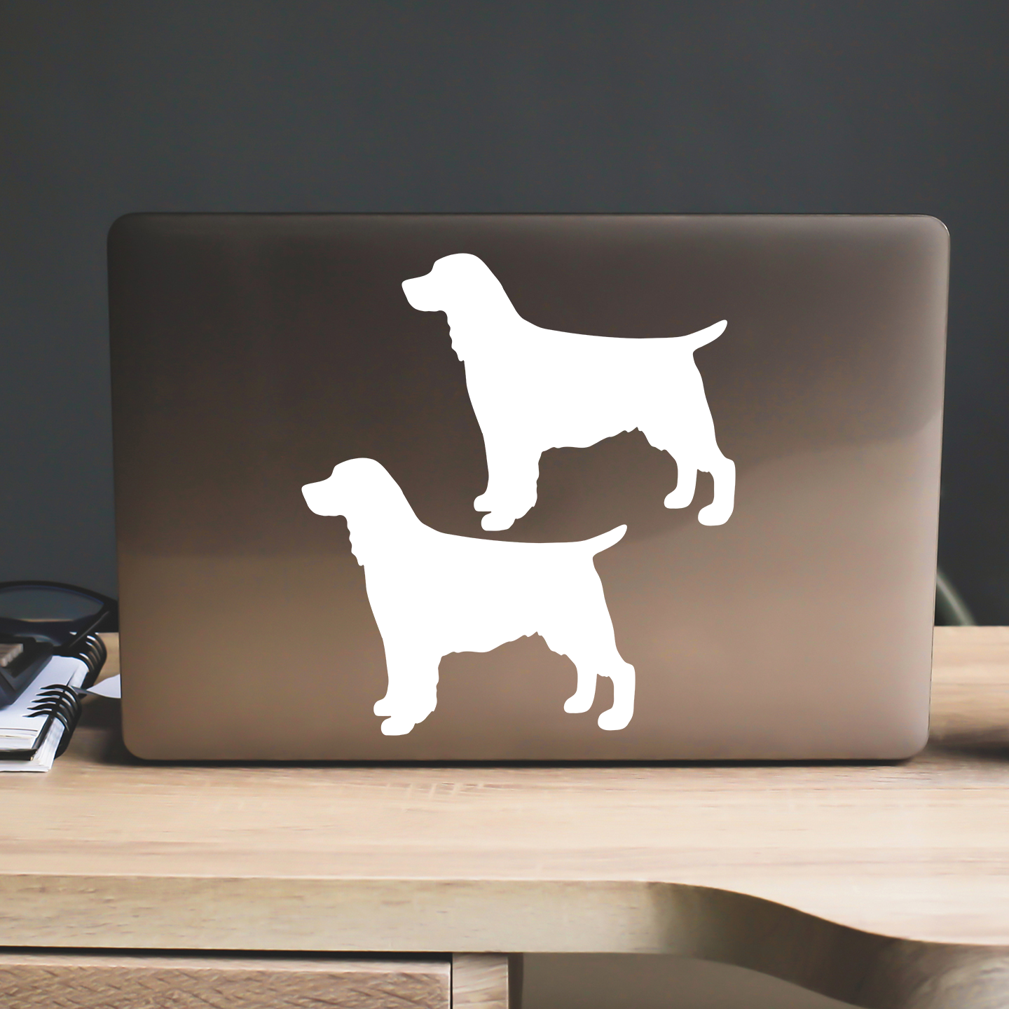 Springer Spaniel Silhouette Stickers