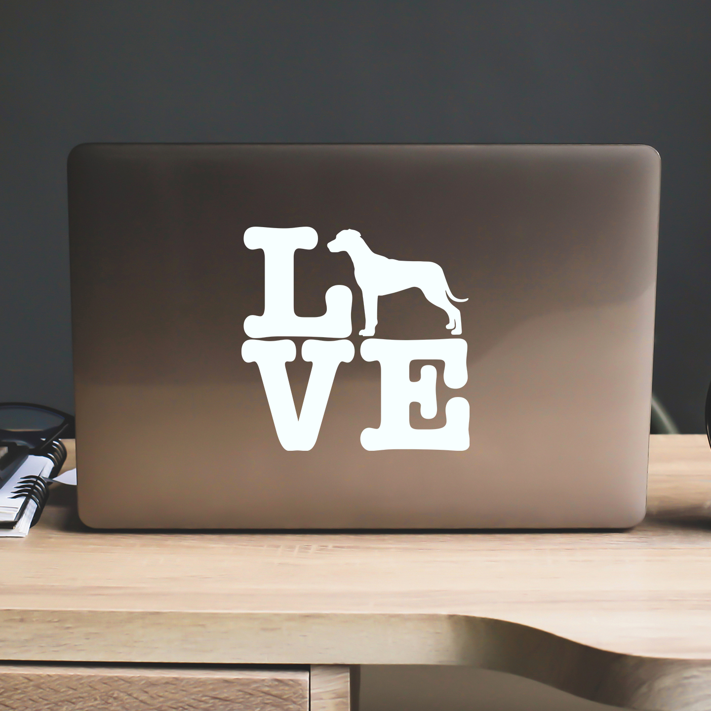 Rhodesian Ridgeback Love Sticker