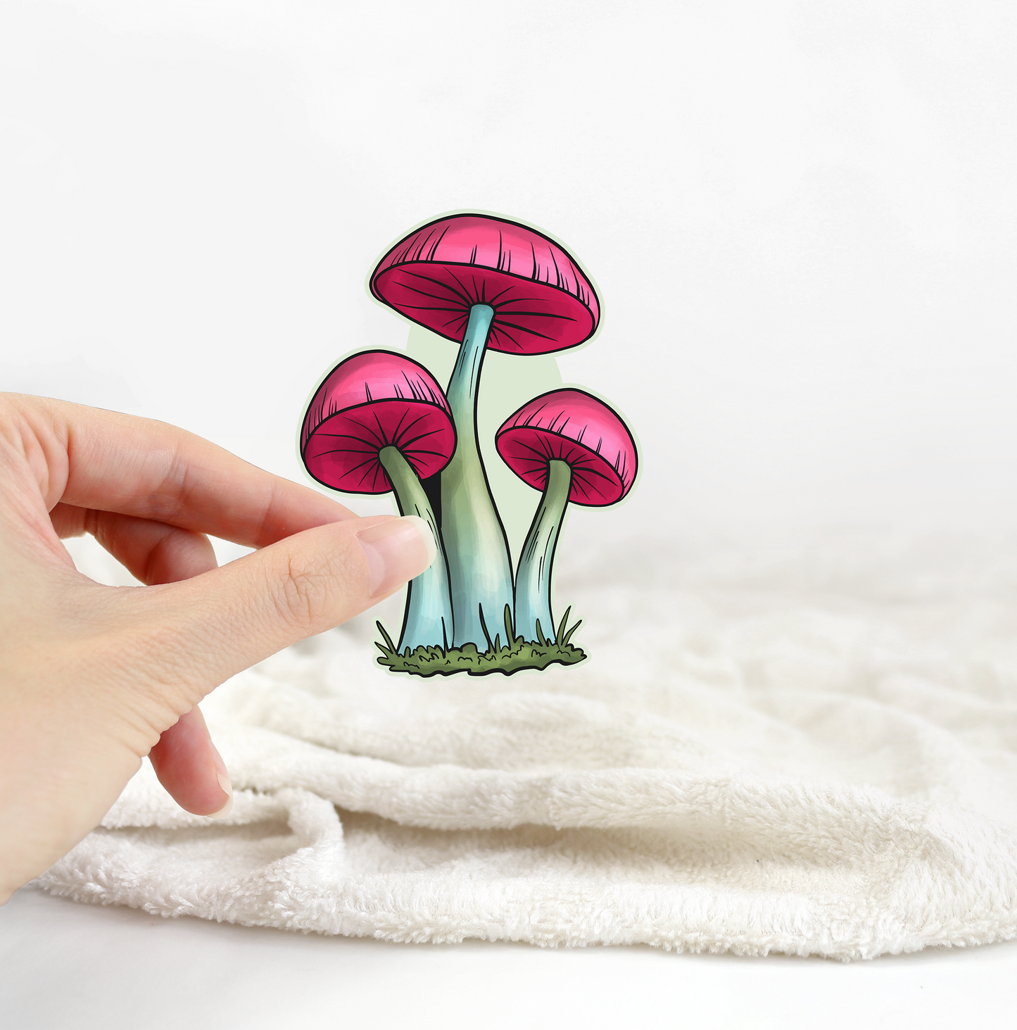 Retro Mushroom Sticker