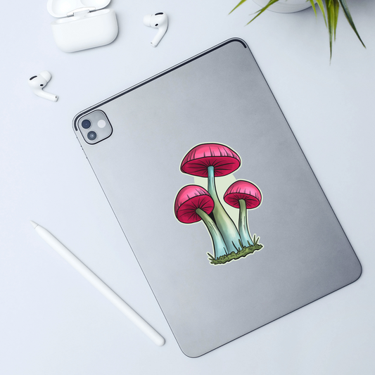 Retro Mushroom Sticker