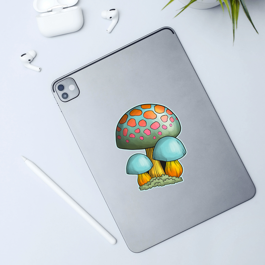 Retro Mushroom Sticker