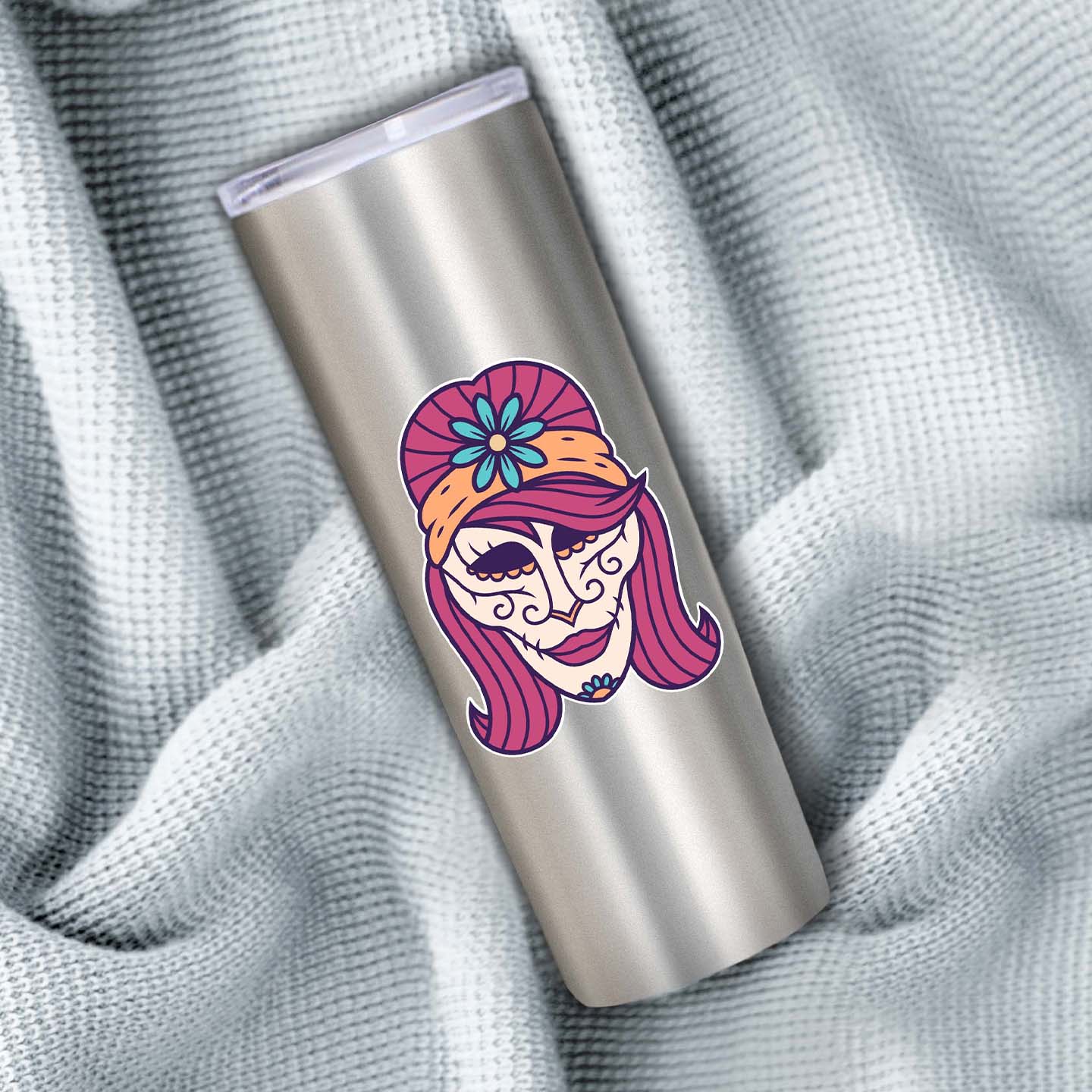 Sugar Skull Girl Sticker