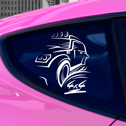 Four Wheel Drive Sticker