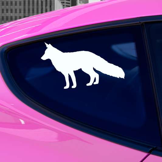 Fox Silhouette Stickers