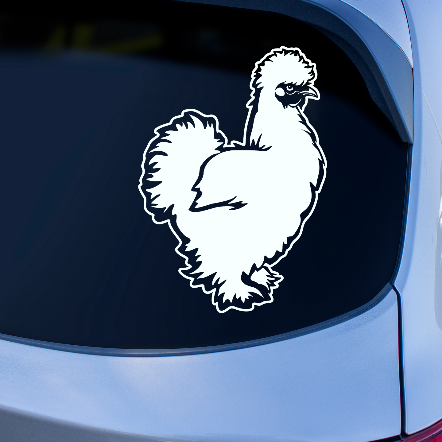 Silkie Chicken Sticker