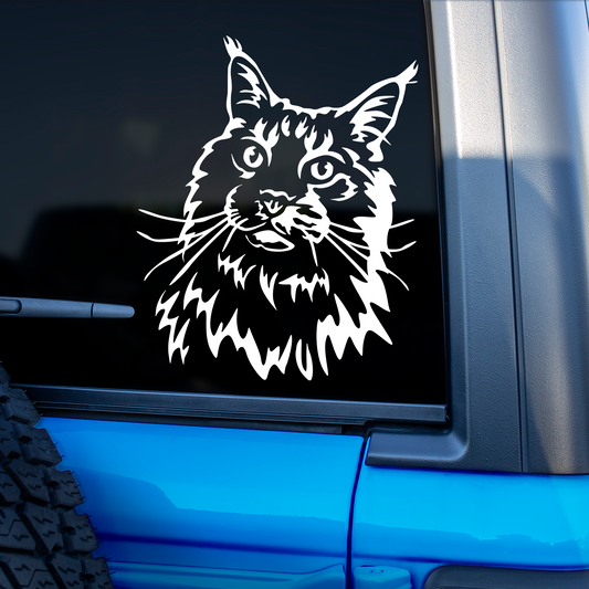 Maine Coon Cat Sticker