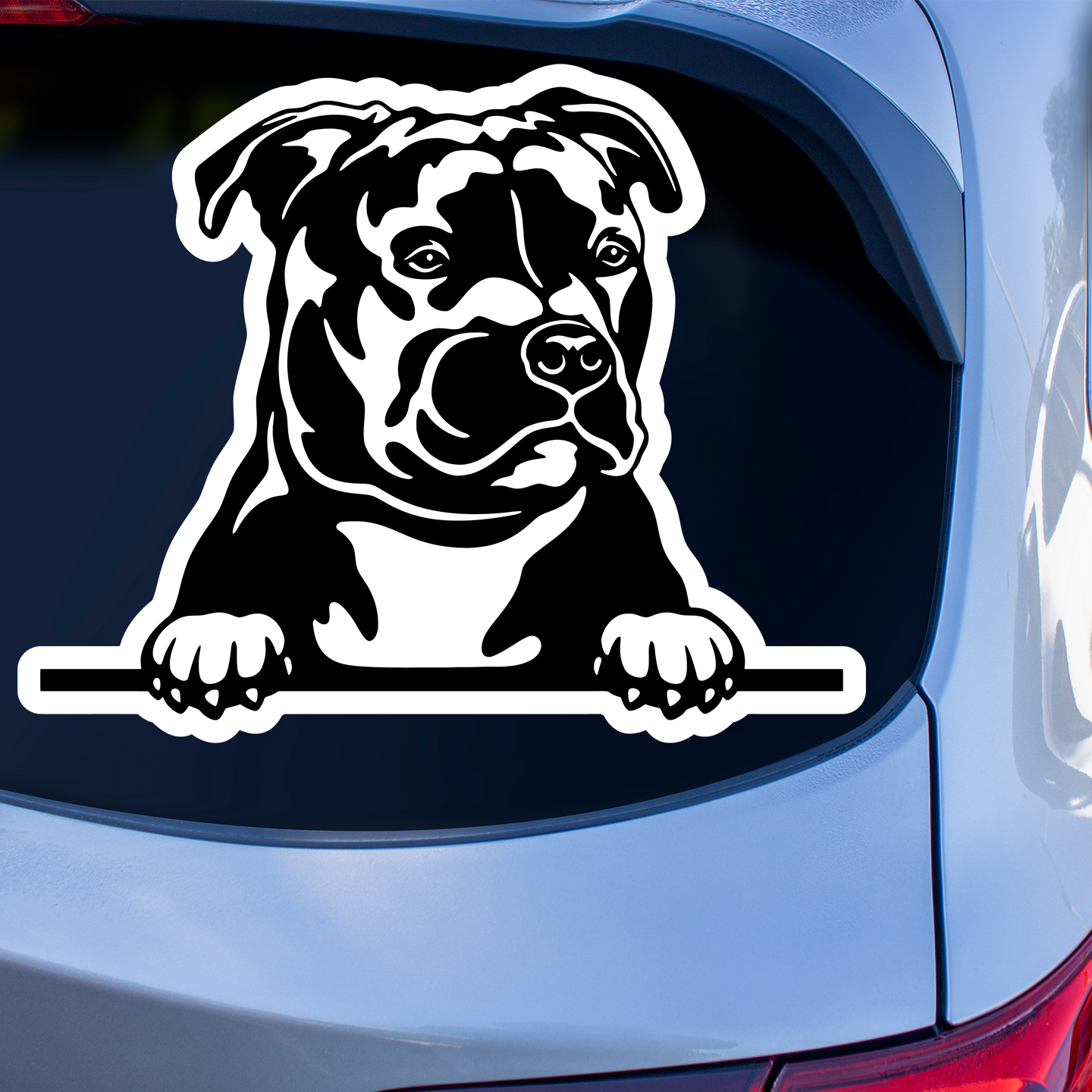 staffordshire bull terrier hond sticker model 1 | sticker