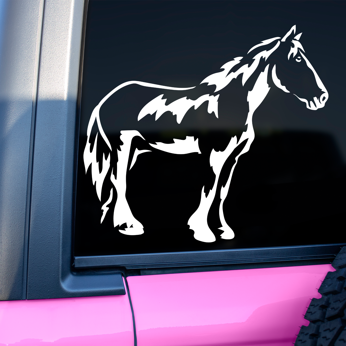 Clydesdale Horse Sticker