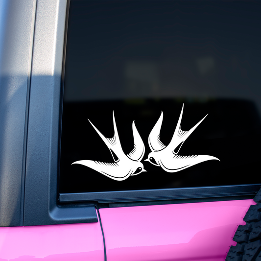 Retro Tattoo Swallow Sticker