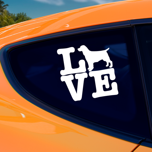 Springer Spaniel Love Sticker