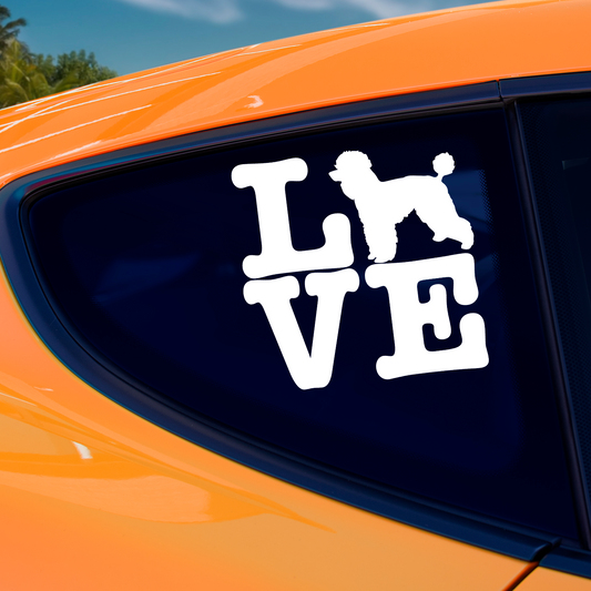Love Poodle Sticker