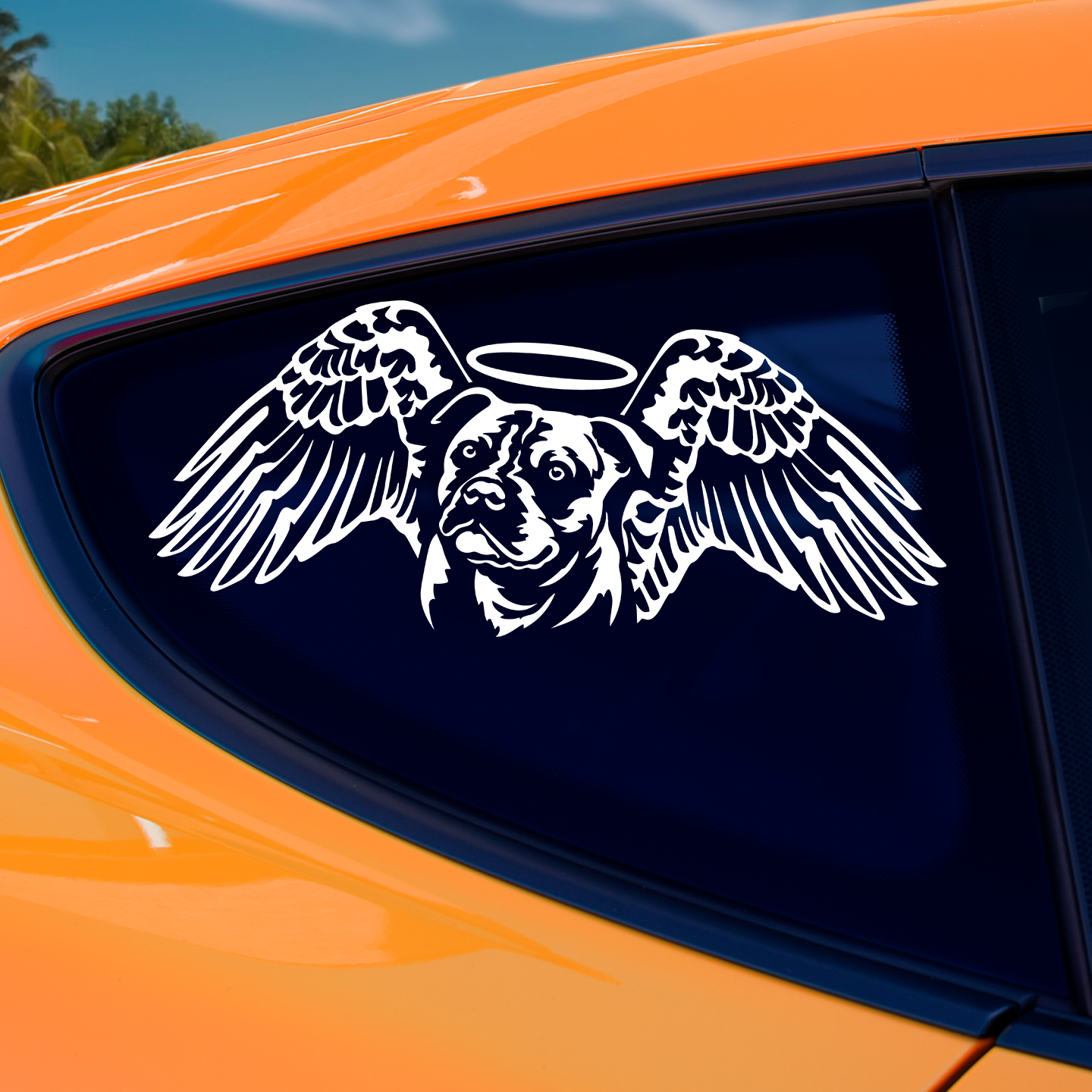 Staffordshire Bull Terrier Angel Dog Sticker