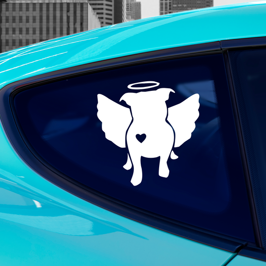 Staffordshire Bull Terrier With Wings Sticker