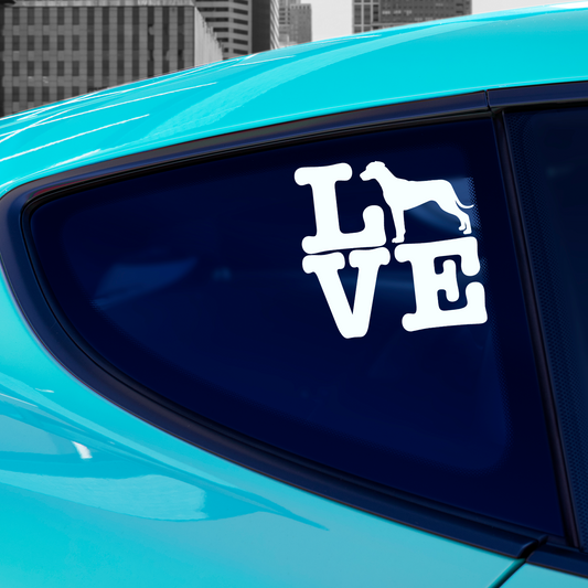 Rhodesian Ridgeback Love Sticker
