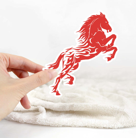 Horse Flames Sticker Sheet