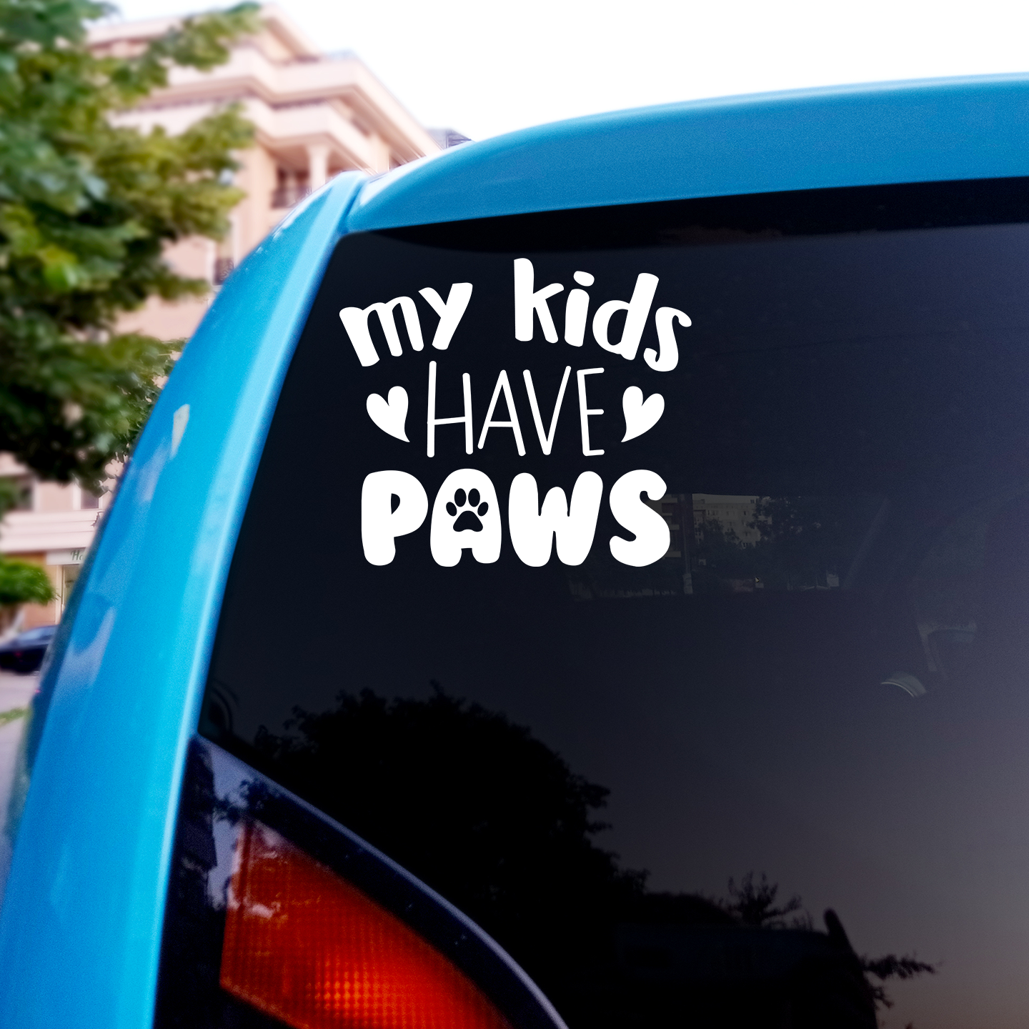 My Kids Have Paws Sticker