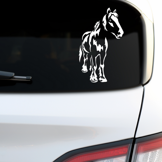 Clydesdale Horse Sticker