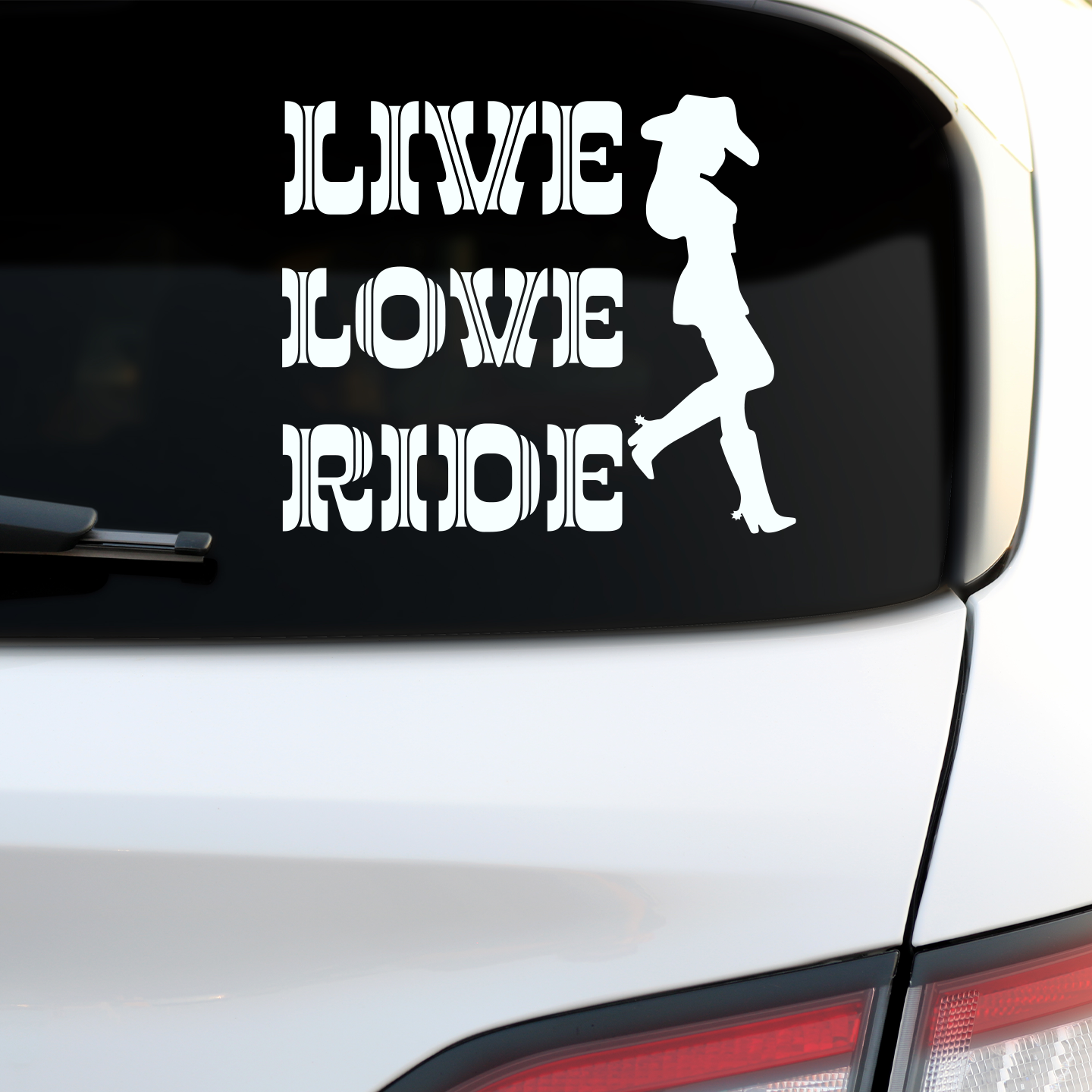 Live Love Ride Sticker