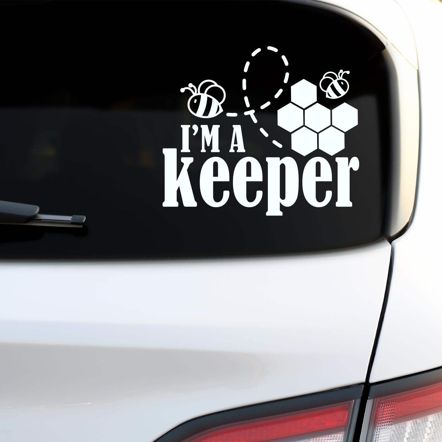 I'm A Keeper Funny Bee Sticker