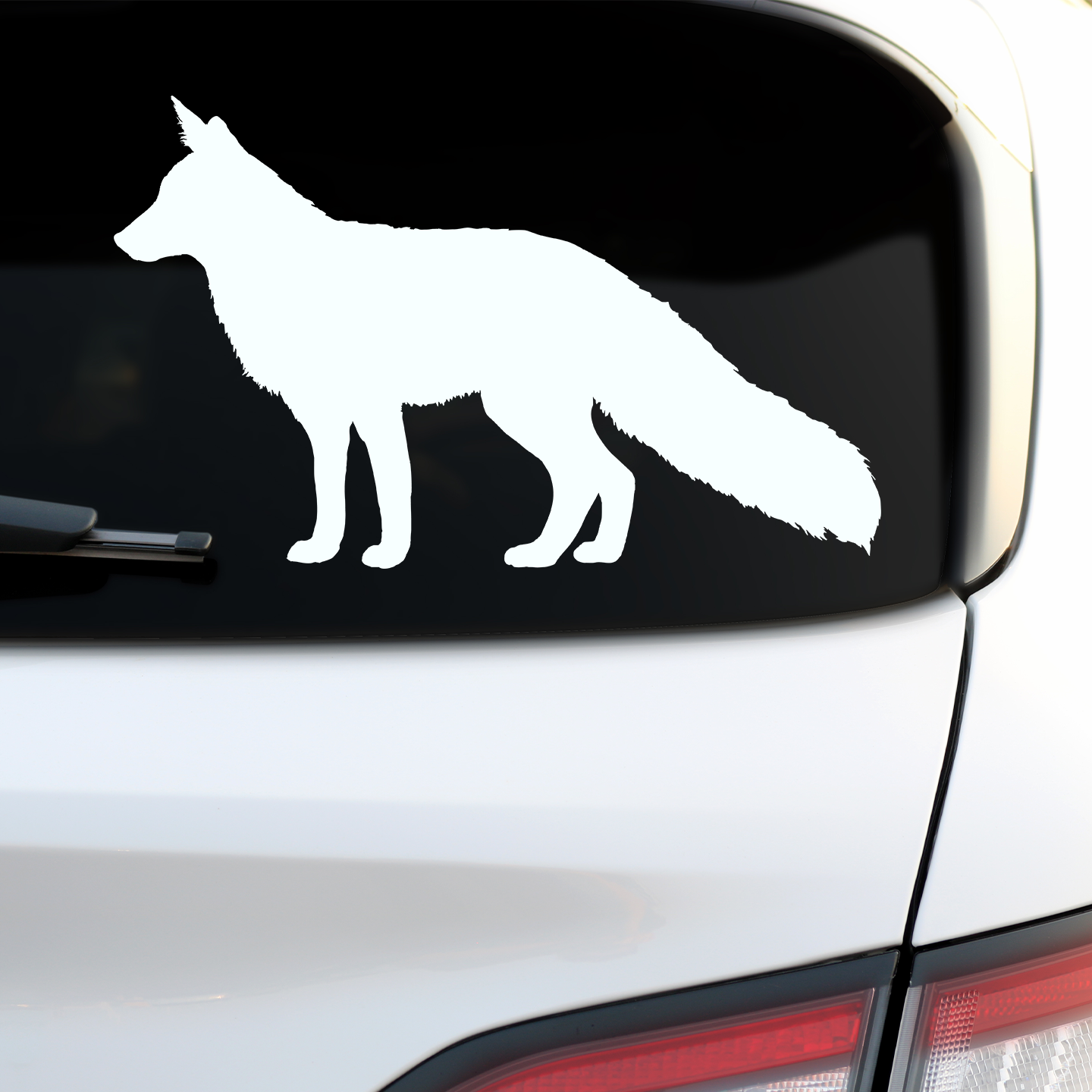 Fox Silhouette Stickers