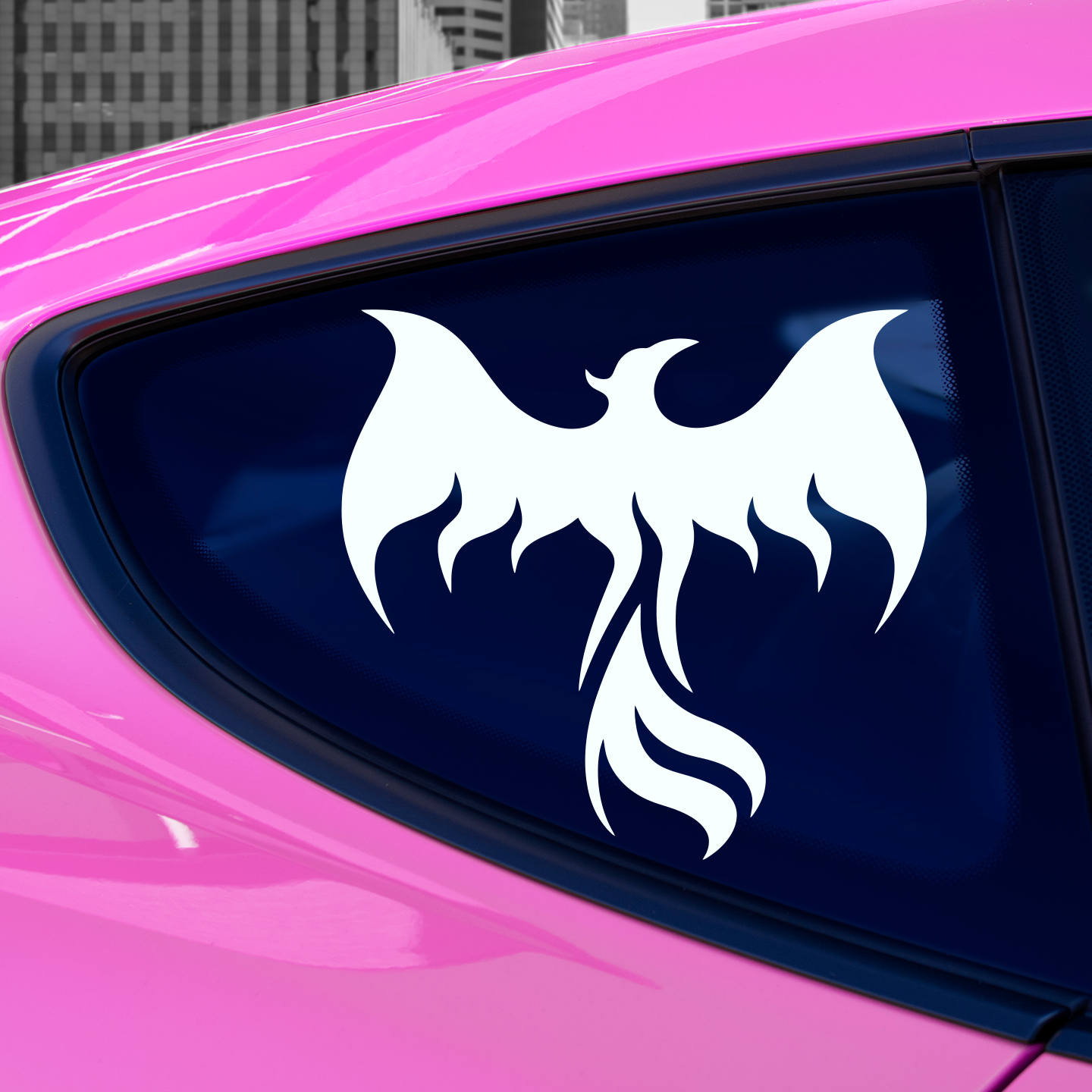 Phoenix Stickers For Cars | Burning Phoenixes Fire Flames Decals – Pet ...