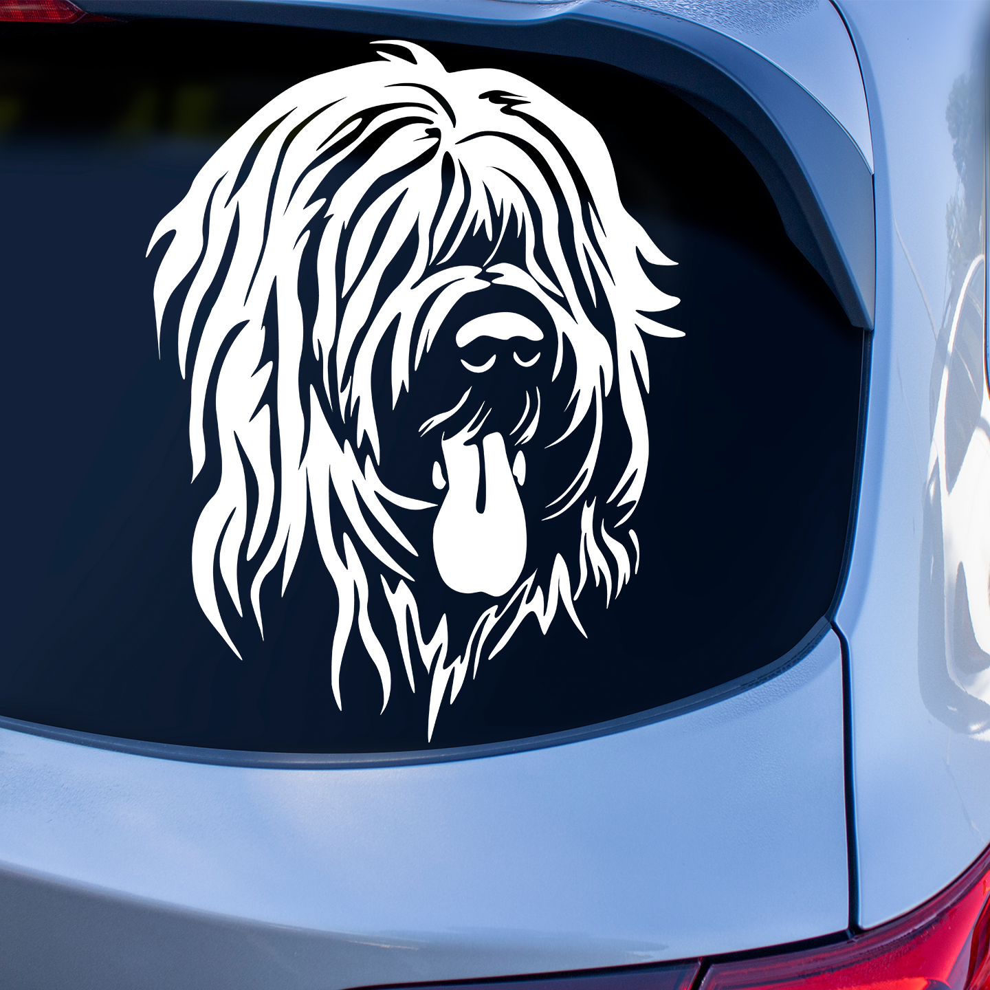 Briard Stickers | Dog Stickers For Cars Made In Australia – Pet ...