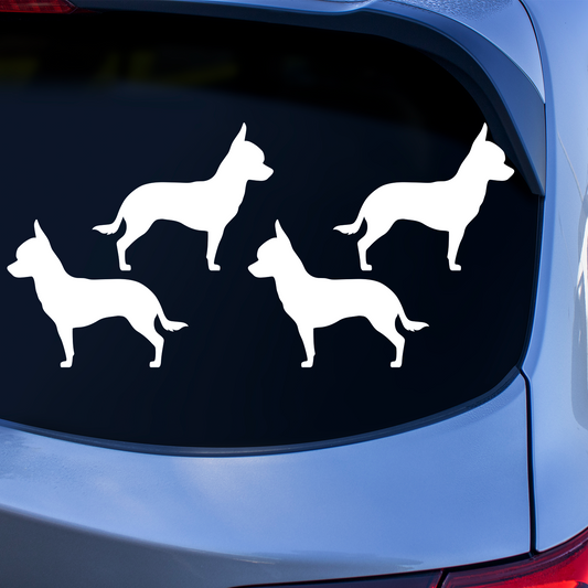 Chihuahua Silhouette Stickers