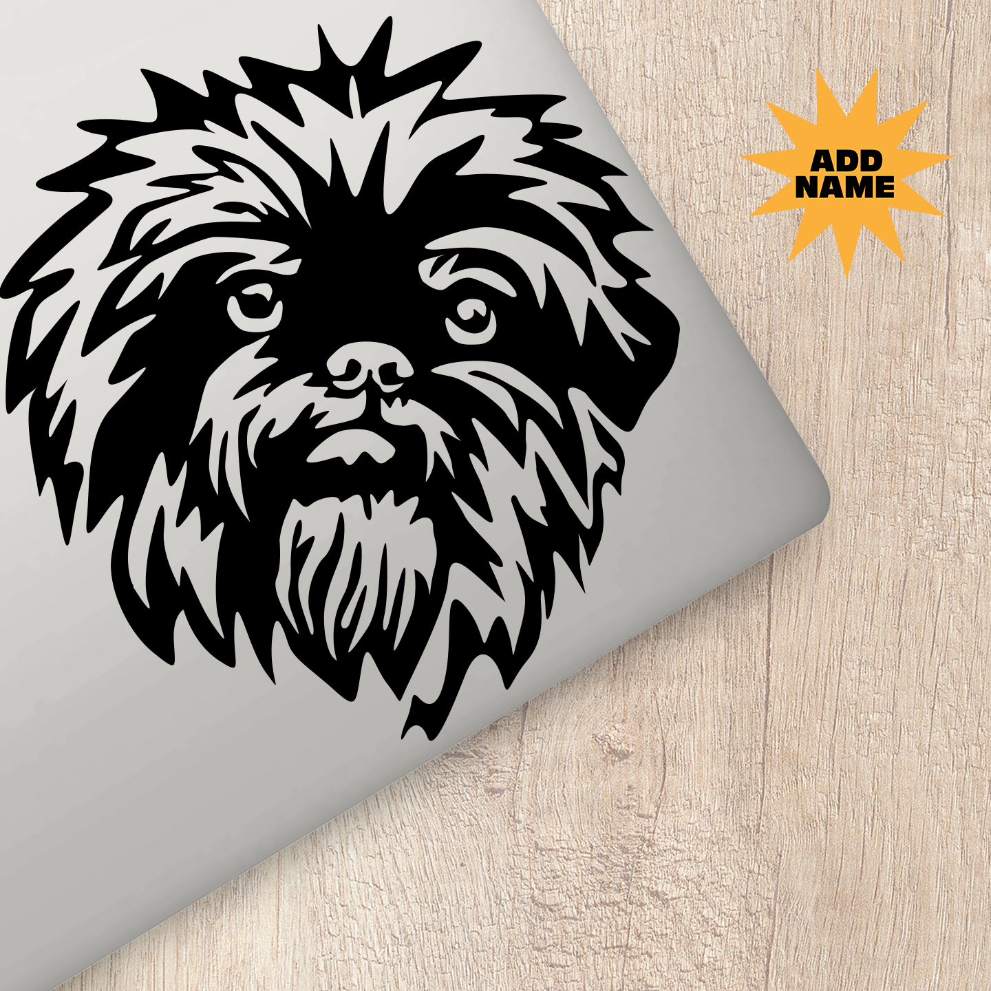 Affenpinscher Sticker name