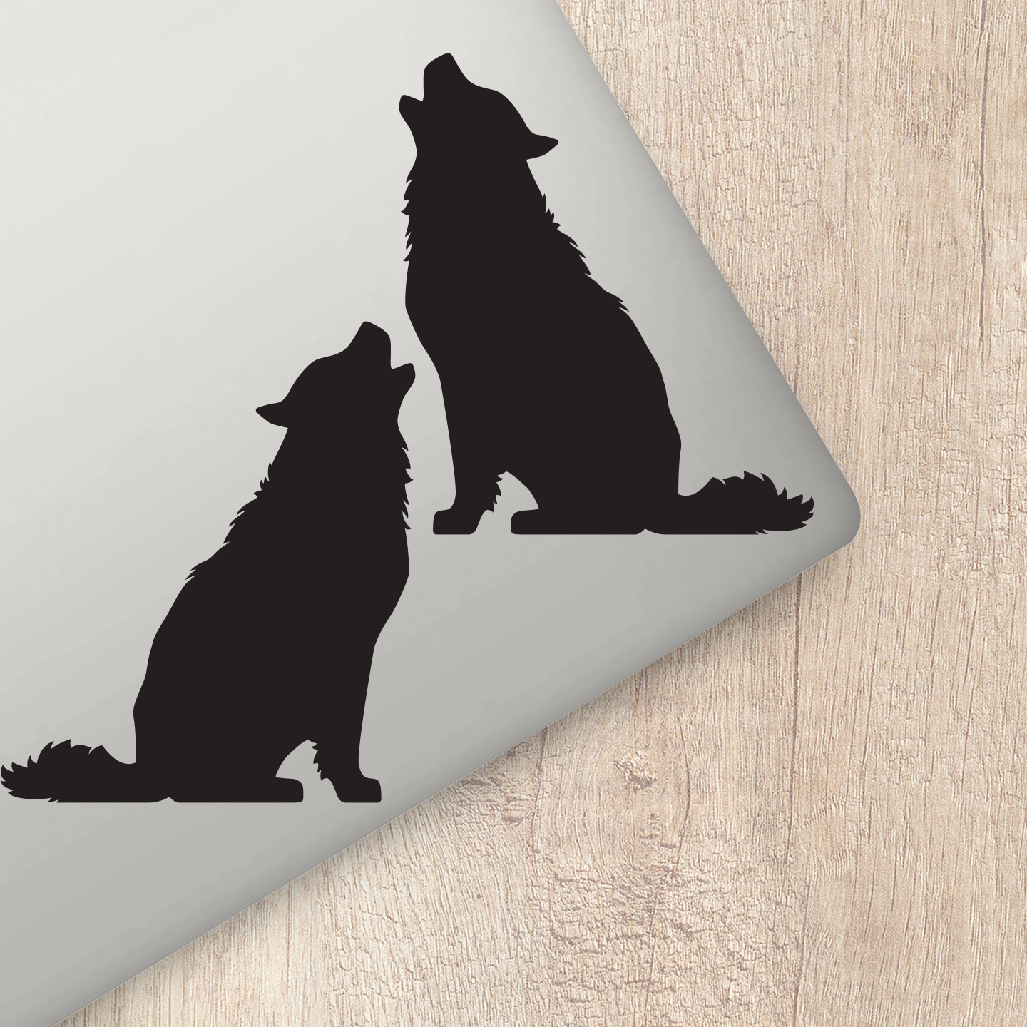 Alaskan Malamute Silhouette Stickers