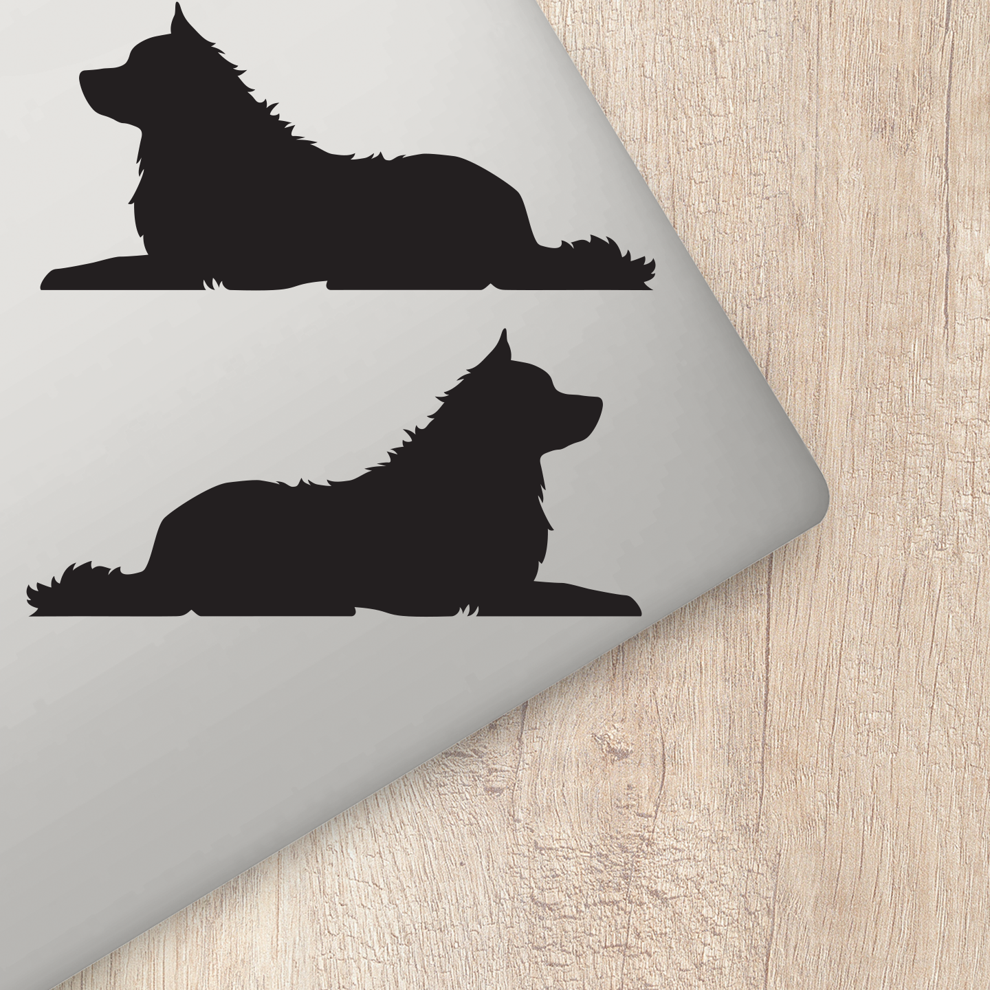 Alaskan Malamute Silhouette Stickers