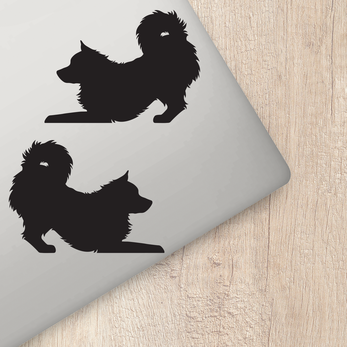 Alaskan Malamute Silhouette Stickers