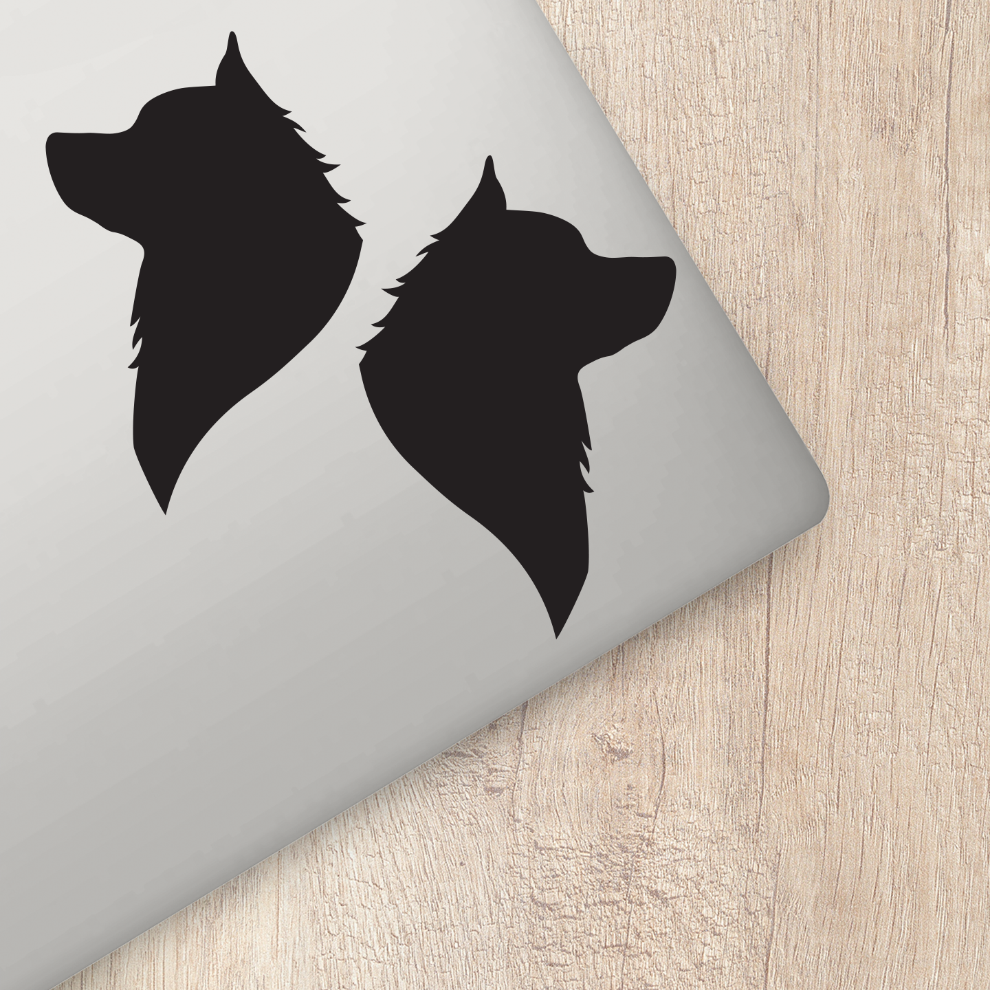 Alaskan Malamute Silhouette Stickers