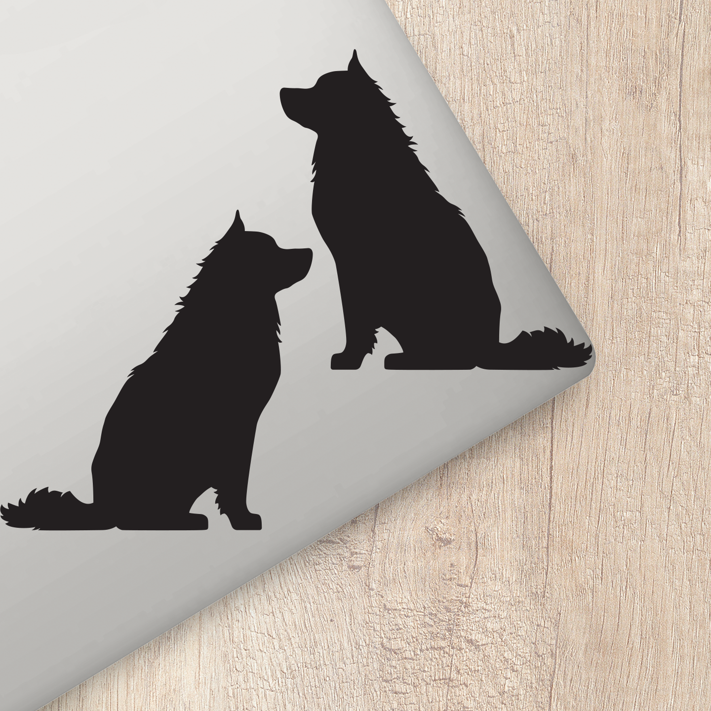 Alaskan Malamute Silhouette Stickers