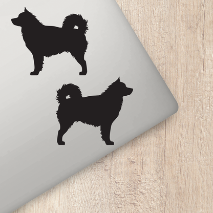 Alaskan Malamute Silhouette Stickers