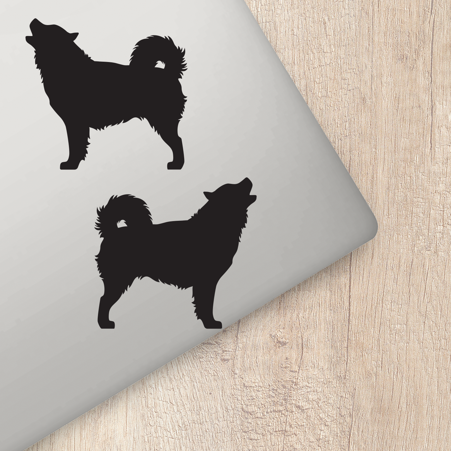 Alaskan Malamute Silhouette Stickers